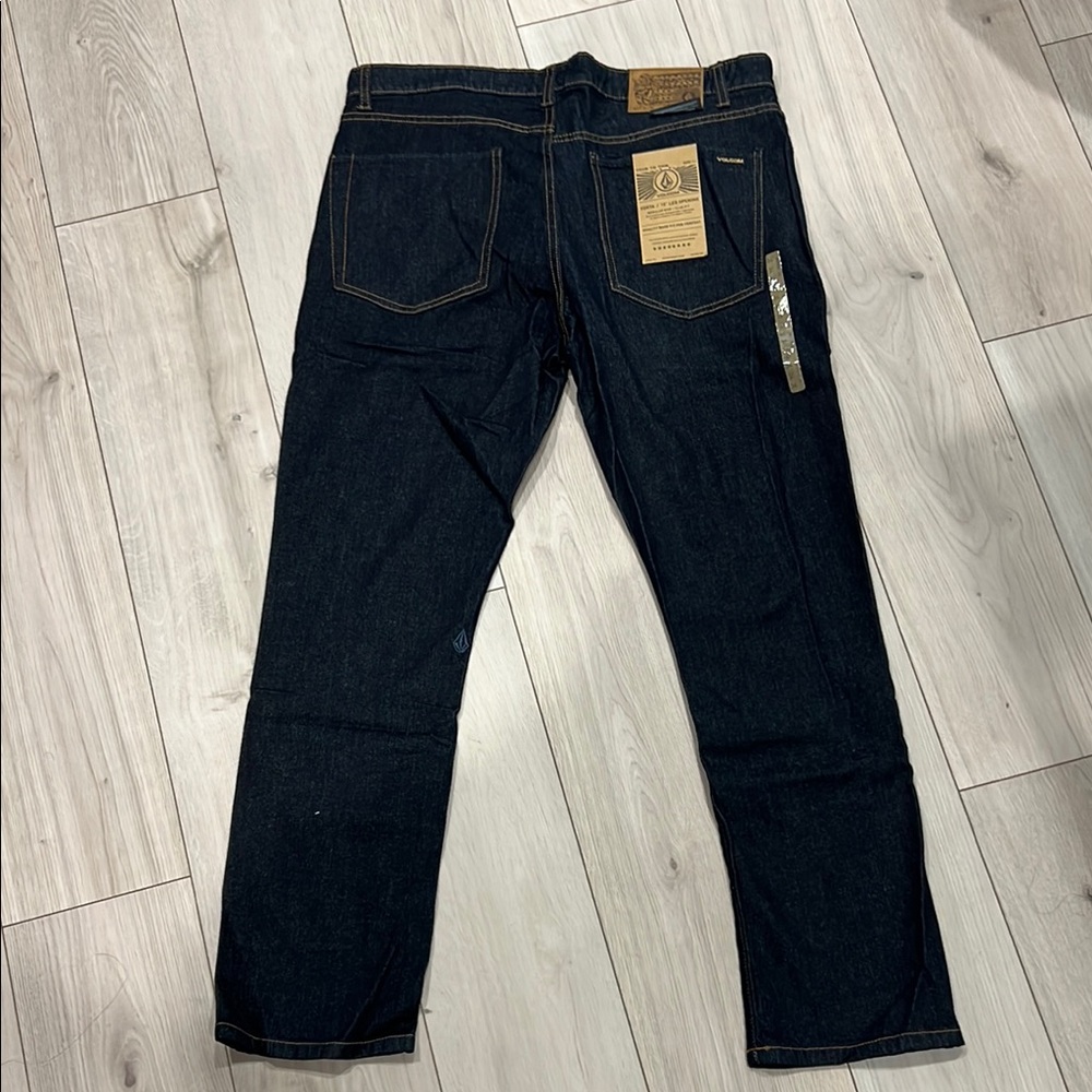 Volcom Men's Deep Indigo Straight Jeans